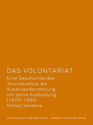 cover image of Das Volontariat